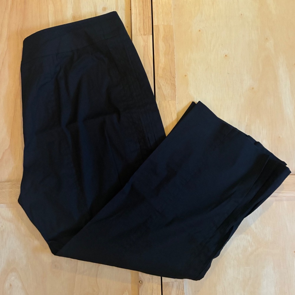 Akris Punto Cropped Pleated Side Trousers Black US 12